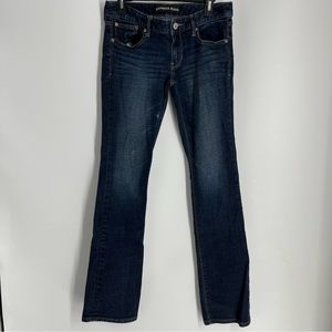 Express Jeans Womens 4R Dark Wash Blue Barely Bootcut Low Rise Denim Bottoms
